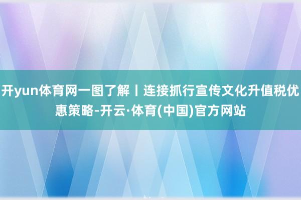 开yun体育网一图了解丨连接抓行宣传文化升值税优惠策略-开云·体育(中国)官方网站